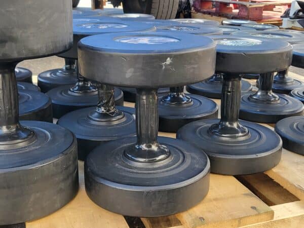 Hampton Gel Grip Urethane Dumbbell Set 5 to 50 - Image 2