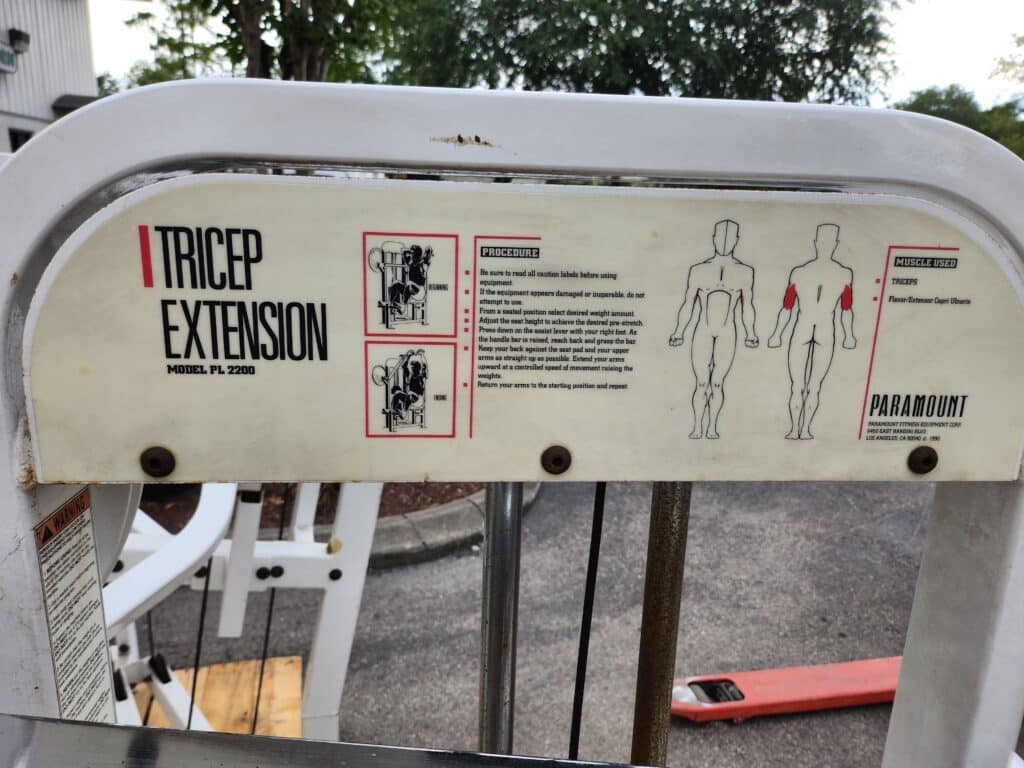 Paramount Overhead Tricep Extension - ReFit Nation