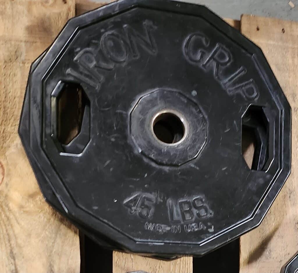 Iron Grip Urethane 45lb Plates Pair ReFit Nation