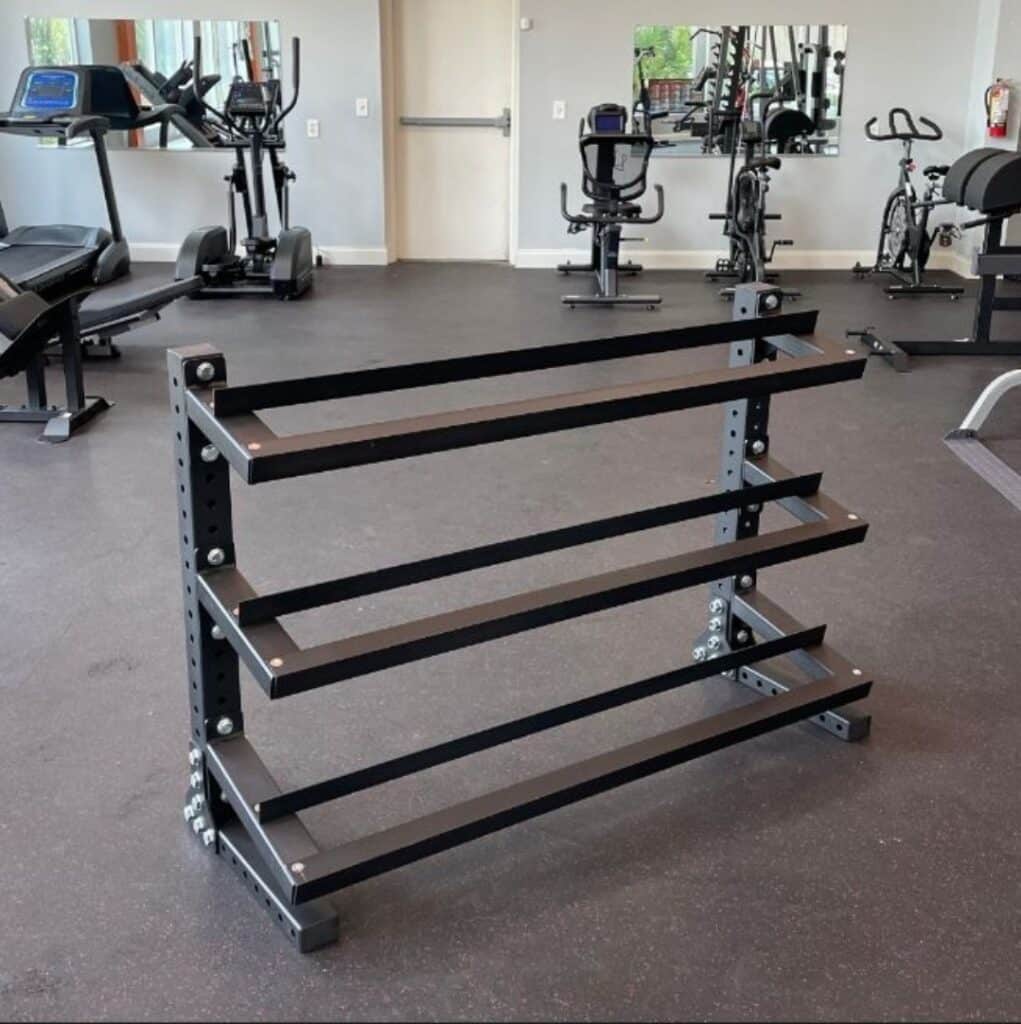 Dunbell Set Rack 5 to 40lb Dumbbell set with 3 tier rack - ReFit Nation