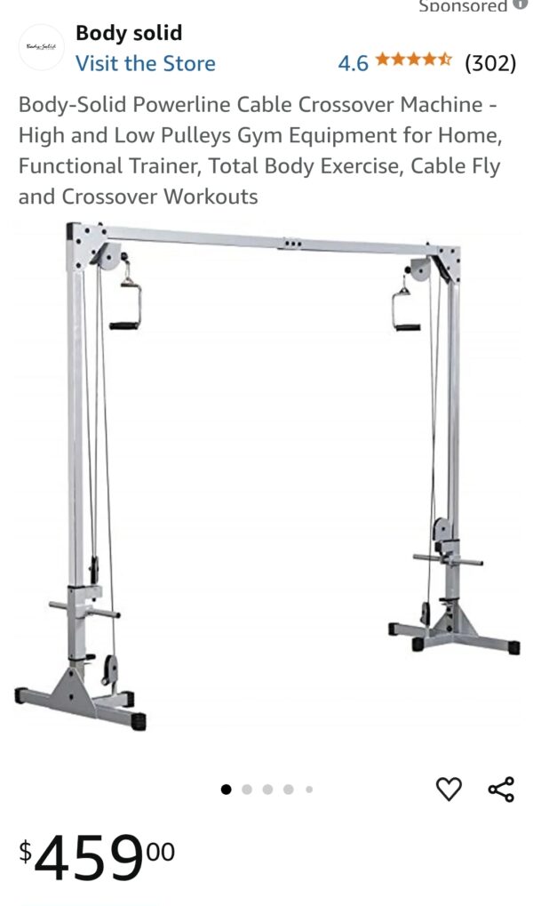 Body Solid Powerline Plate Loaded Cable Crossover - Image 2