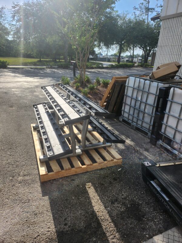 Life Fitness Two Tier Dumbbell Rack - Image 3