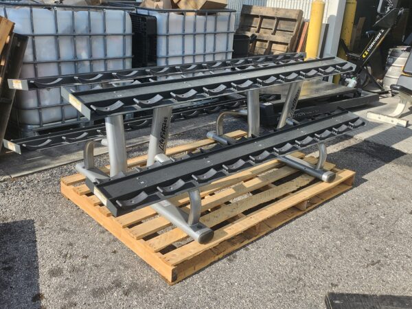 Life Fitness Two Tier Dumbbell Rack - Image 2