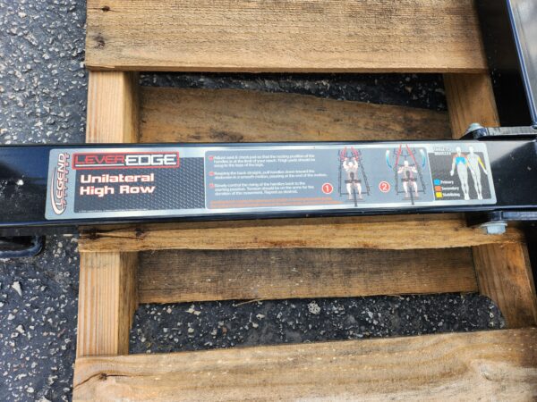 Legend Fitness LeverEDGE Unilateral Diverging High Row Model #6009 - Image 2