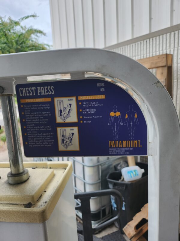 Paramount Chest Press Machine - Image 3