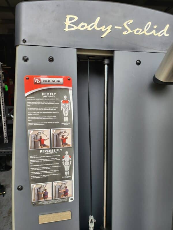 Body Solid Pro Dual Pec Fly / Rear Delt Combo - Image 3