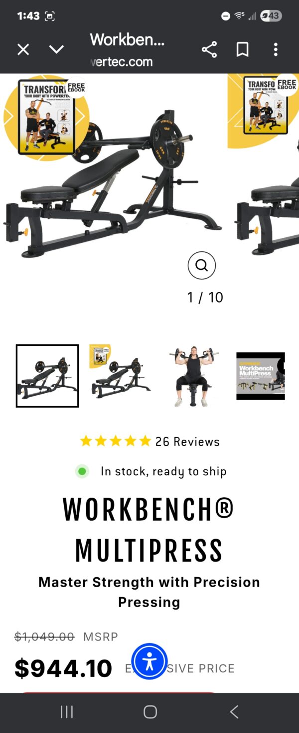 Powertec Workbench Multipress - Image 8