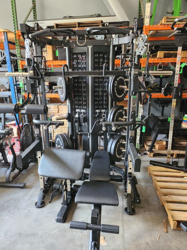 Reshape Fitness FT300B Fully Loaded Functional Trainer w/ Bench & Attachments