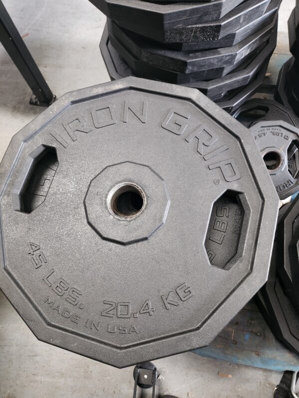 Iron Grip Urethane 45lb Plates - Image 2