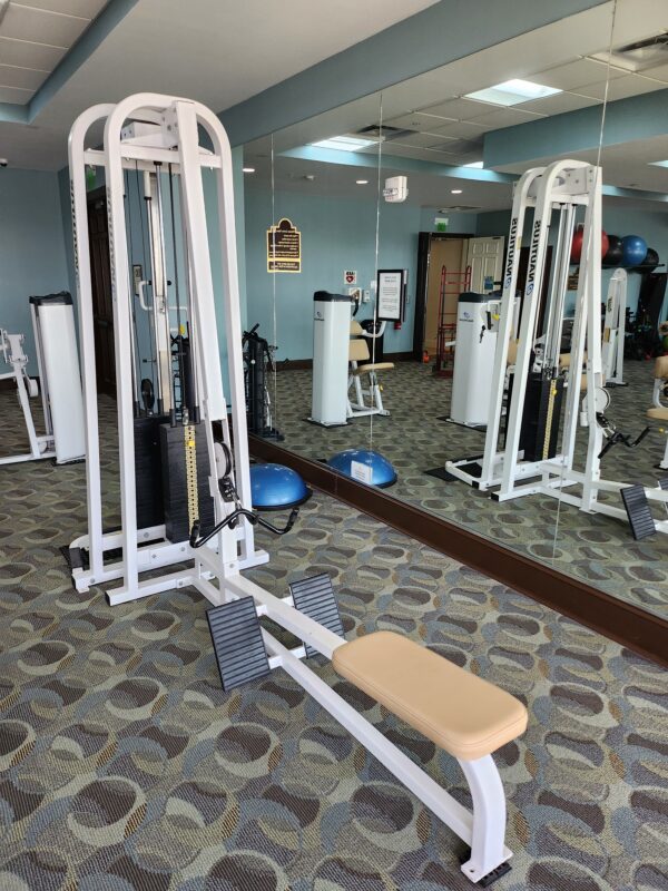 Nautilus Seated Low Row 250lb Weight Stack