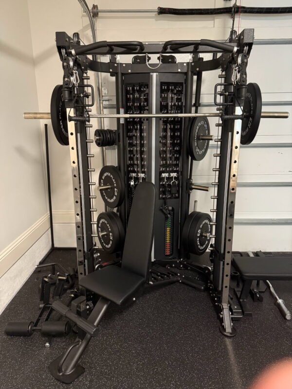 Reshape Fitness FT300B Fully Loaded Functional Trainer w/ Bench & Attachments - Image 2