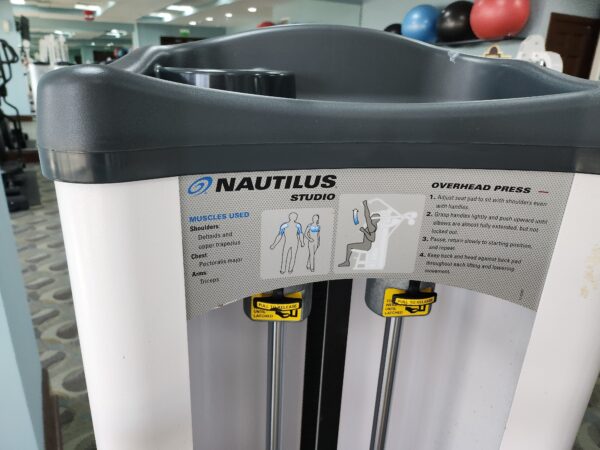 Nautilus Studio Overhead Shoulder Press Machine - Image 2