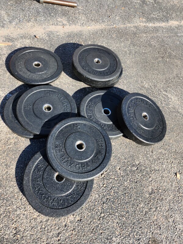Max Gravity 260lb Bumper Plate Set