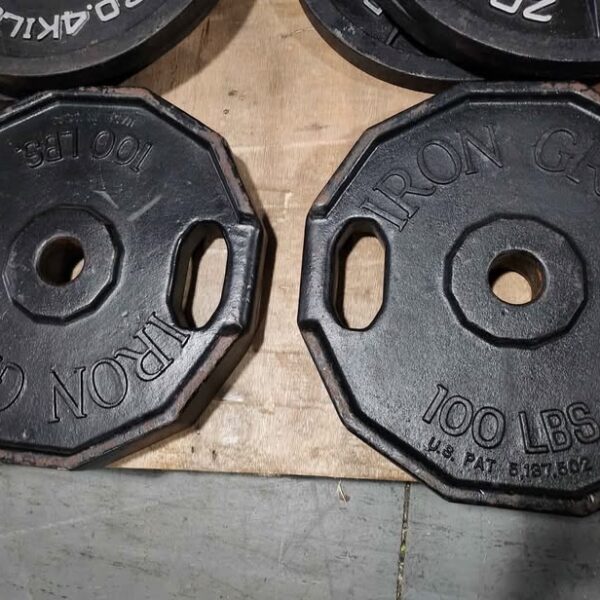 Iron Grip 100lb Olympic Grip Plates Pair