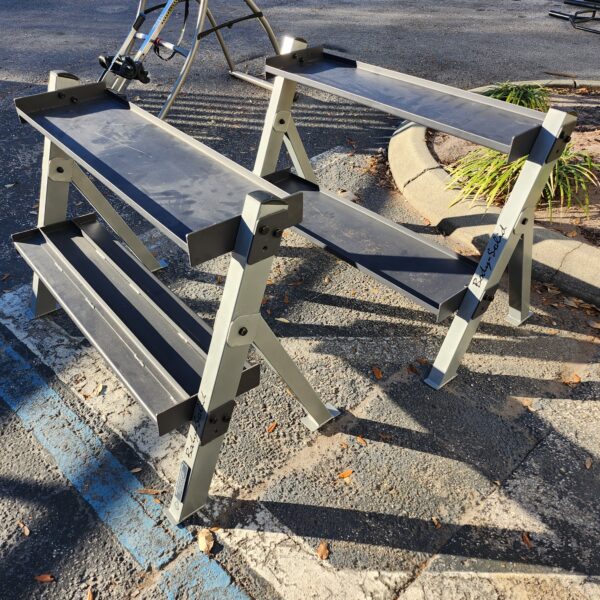 Body Solid Dual Dumbbell Kettlebell Rack