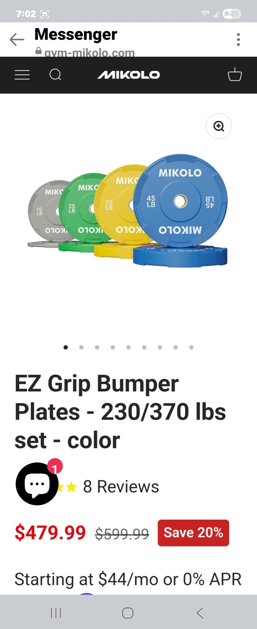 Mikolo F4 Power Rack w/ Lat Tower Home Gym - Image 6