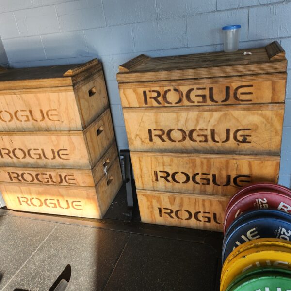 Rogue Fitness Wood Jerk Blocks Set (extra 15" pair)