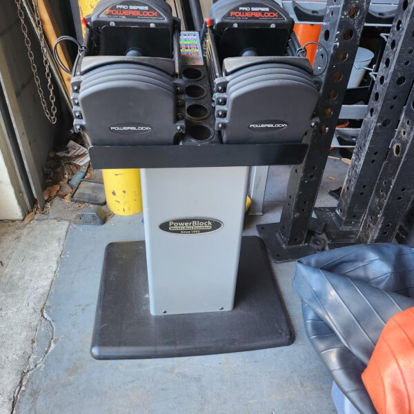Powerblocks Pro 50 Adjustable Dumbbells w/ Stand