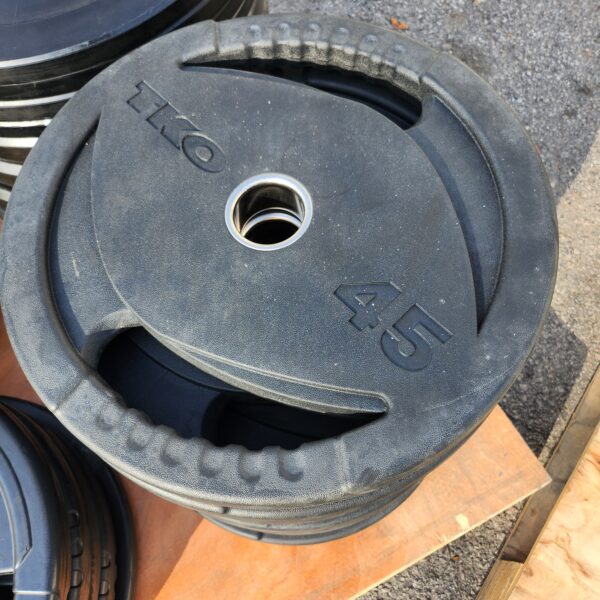 TKO Premium Rubber Grip Olympic 45lb Plates