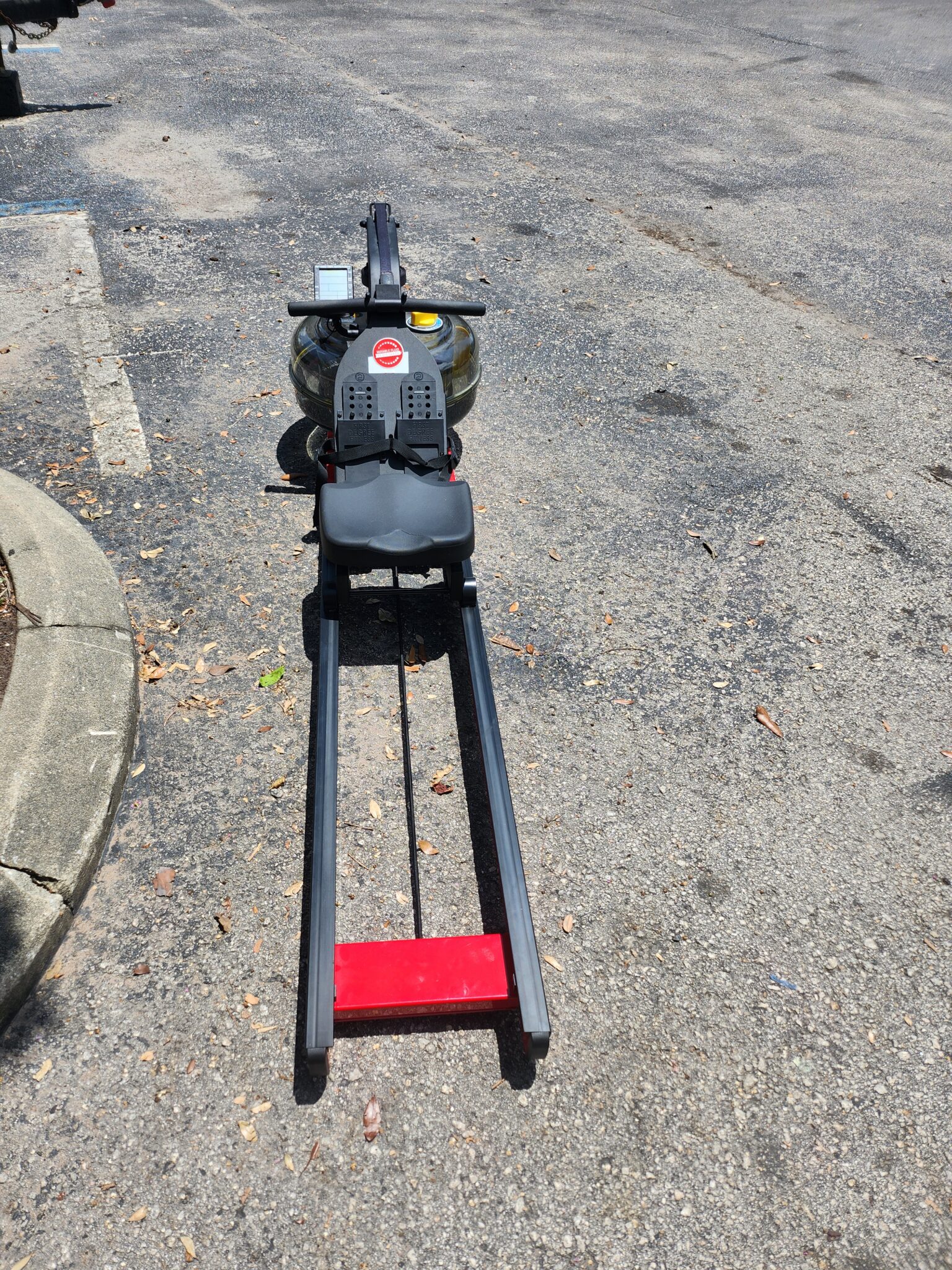 Newport Club Plus Fluid Rower (Red) - Image 2