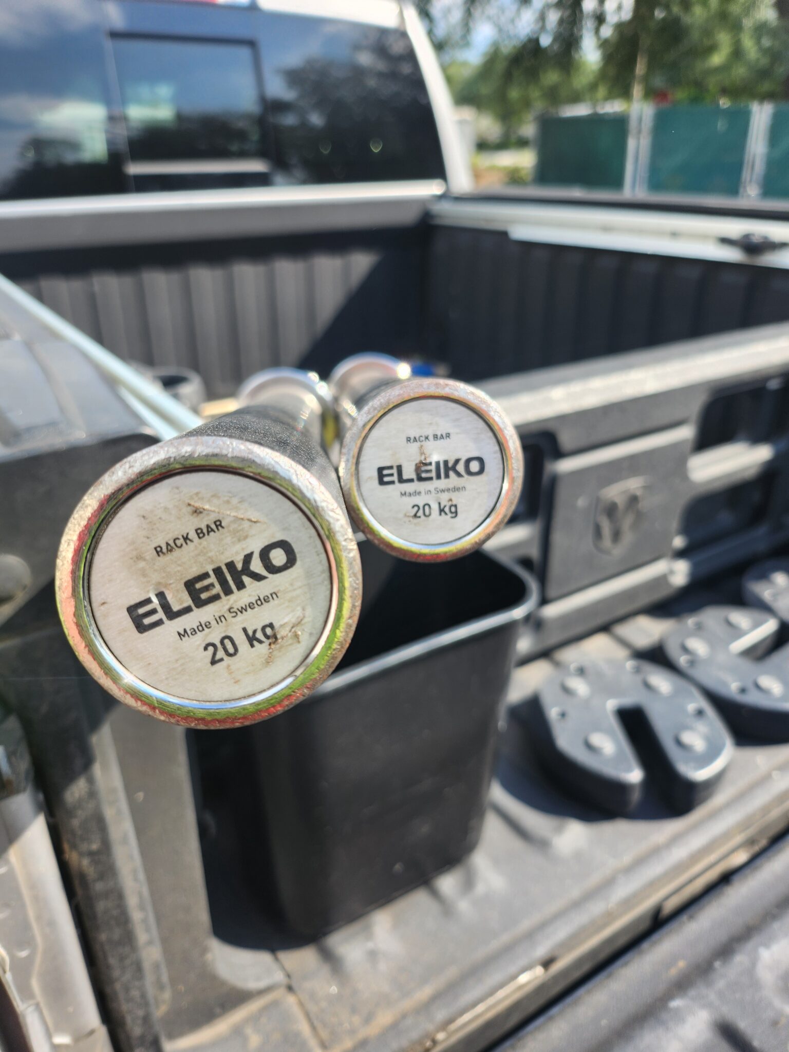 Eleiko 20kg Rack Bar (Powerbar) - Image 4